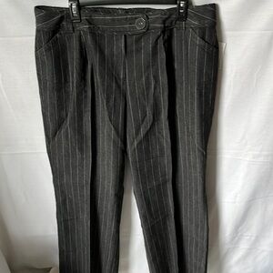 Larry Levine High Waisted Wide Leg Pants